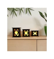 Tealight Mumluk Seti Siyah
