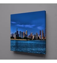 DÜNYA ŞEHİRLERİ KANVAS TABLO 40x40cm (Karışık)