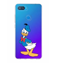 Xiaomi Mi 8 Lite Uyumlu Kapak Donald Duck Tasarımlı Şeffaf Silikon Kılıf