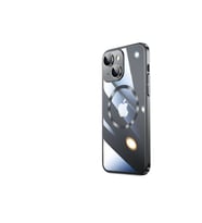 Apple iPhone 14 Uyumlu Kılıf Wireless Şarj Özellikli Sert PC Zore Riksos M-safe Kapak (Siyah)
