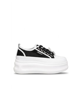 Elit HML2003 Kadın Taşlı Klasik Sneaker Siyah