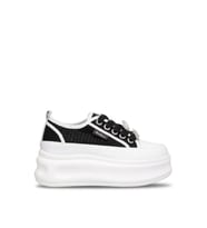 Elit HML2003 Kadın Taşlı Klasik Sneaker Siyah