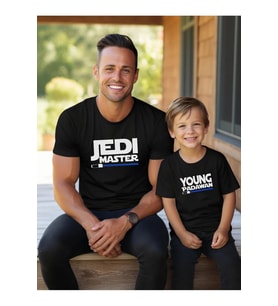 Jedi Master Baba Oğul Kız (TEK ÜRÜN FİYATIDIR KOMBİN YAPMAK İÇİN EN AZ 2 ADET SEPETE EKLEYİNİZ)