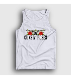 Presmono Unisex Beyaz Thorns Guns N' Roses Atlet 57136tt