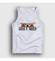 Presmono Unisex Beyaz Thorns Guns N' Roses Atlet 57136tt