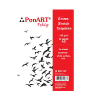 Ponart Eskiz Defteri Spiralli 100 gr. 50 Sayfa A5 