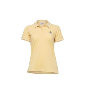 Anemoss Yengeç Kadın Polo Yaka T-Shirt (Sarı)