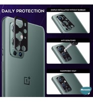 Microsonic OnePlus 9 Pro Kamera Lens Koruma Camı V2 Siyah