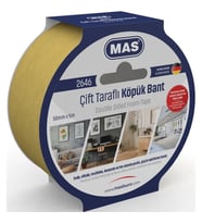 MAS 2646 ÇİFT TARAFLI KÖPÜK BANT 50mmx5m