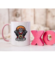BK Gift Kişiye Özel Motorcu Temalı Pembe Kupa Bardak-8, Arkadaşa Hediye, Sevgiliye Hediye