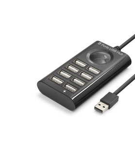 USB Hub 8 Port 480 Mbps 1 M Siyah HDX7052