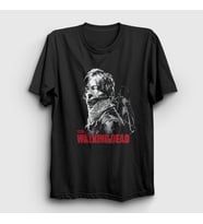 Presmono Unisex Siyah Daryl Dixon V2 The Walking Dead T-Shirt 520750tt