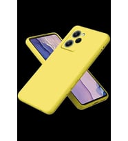 Poco X5 Pro 5G Nano içi Kadife Silikon - Sarı