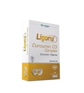 Ligone Curcumin C3 Complex 30 Bitkisel Kapsül (Krem)