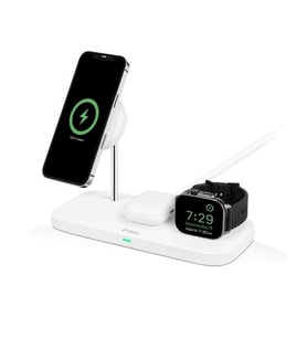 Ttec 2KS32B AirCharger Trio Up MagSafe Uyumlu 3ü 1 Arada iPhone + Apple Watch + AirPods Kablosuz Şarj Standı