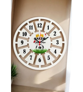 Hakem Duvar Saati 40cm (Beyaz)