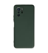 Xiaomi Poco X3 Gt Kılıf Nano İçi Kadife Silikon - Koyu Yeşil