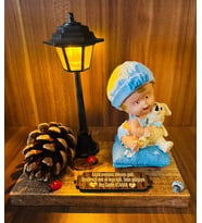 İSME ÖZEL DOĞAL BEBEK  SETİ BEYAZ  SARI GECE LAMBALI  YENİ DOĞAN SETİ