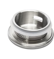 1,8Lt Borosilikat Ateşe Dayanıklı Metal Kapaklı Cam Konik Sürahi
