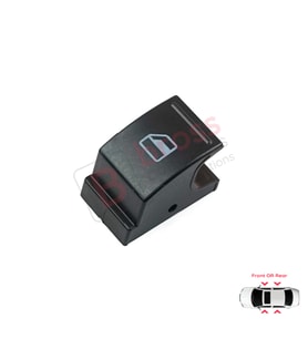 VW Seat 7L6959855B 2K0959857A 1T0959851 için 1 Adet Ön veya Arka Cam Açma Düğme Kapağı