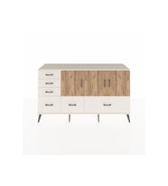 Kronos Konsol 4 Raflı 6 Çekmeceli 3 Kapaklı 176x59x99 Aytaşı-Çam/Aytaşı