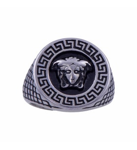 Erkek Çelik Yüzük CR 5001 Versace Figürlü