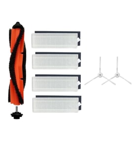 Xiaomi Mop Essential (MJSTG1) Uyumlu 1 ADET ANA FIRÇA 4 ADET FİLTRE 2 ADET YAN FIRÇA