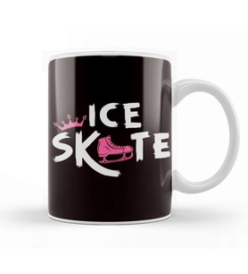 Ice Figure Skating Unicorn Ice Skates Skater Winter Sports Kupa Bardak Porselen