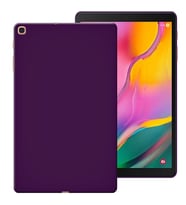 Samsung Galaxy Tab A T510 Rubber Yıkanabilir Silikon Kılıf (Mor)