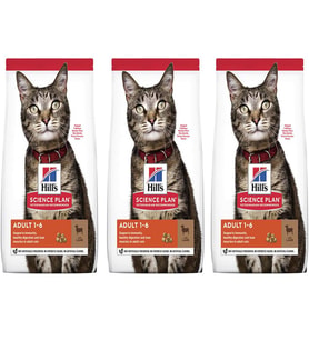 Hills Science Plan Kuzulu Yetişkin Kedi Maması 3 Kg 3 Adet