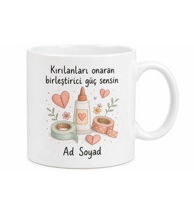 Yapıştırıcı Bant Çizimli Kırılanları Onaran Birleştirici Güç Kupa Bardak Hediye