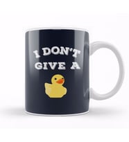 Fuck I Don't Give A Duck Kupa Bardak Porselen