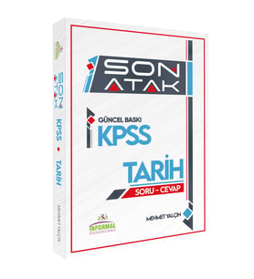 2025 İnformal Yayınları KPSS TARİH Son Atak SORU-CEVAP Pratik Bilgi CEP BOY Kitabı