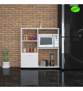 Modilayn Mutfak Dolabı Mikro Dalga Dolabı Bolmeli Rarflı Dolap Of