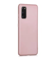 Samsung Galaxy S20 Plus Premium Silikon Kılıf Rose Gold