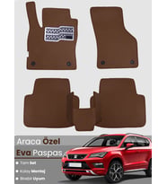 SEAT ATECA (2016-2020) Uyumlu EVA Paspas Tam Set–Oto Paspas,Araca Özel,Kolay Montaj