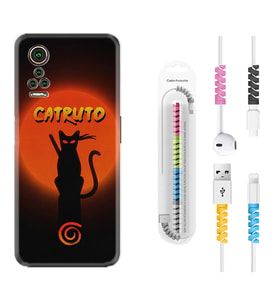 General Mobile GM 21 Pro GM 22 Pro Plus Kılıf Kablo Koruma Spiral Silikon Catrudo 1679