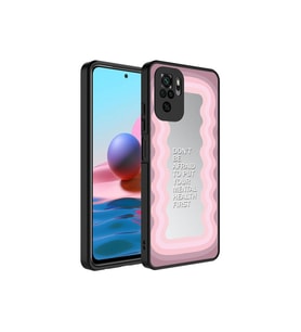 Xiaomi Redmi Note 10S Uyumlu Kılıf Aynalı Desenli Kamera Korumalı Parlak Zore Mirror Kapak