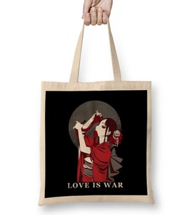 Kaguya Sama Love Is War Bez Çanta Uzun Saplı