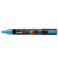 Uni Posca PC-5M Boyama Markörü 1.8-2.5 mm METALİK MAVİ 