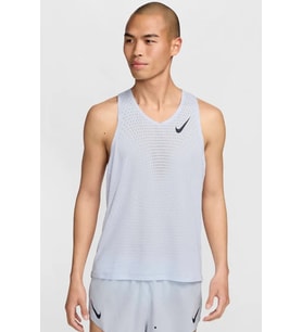 Nike Dri Fit AeroSwift Running ADV Singlet Tank Top Lazer Kesim Koşu Atleti Açık Mavi
