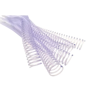 PLASTİK HELEZON SPİRAL 12MM. 4:1 ŞEFFAF 100 AD. 48 LOP POŞETLİ