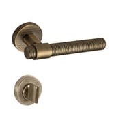 Axel-v Rozetli Kapı Kolu Antik Bronz - Wc