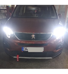 Peugeot Rifter Araçlar için  Led Xenon Kısa Far Aydınlatma Ampulu FEMEX Premio Plus H7