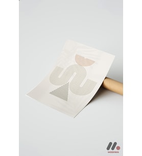 Minimal Kemer Çizgi, Çerçevesiz Yüksek Kalite Duvar Afişi - Modern Ev Dekorasyonu