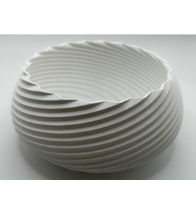 Spiral Dekoratif Kase  3D Baskı Modern Organizer ve Masaüstü Aksesuar