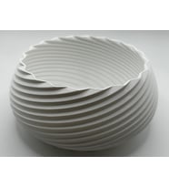Spiral Dekoratif Kase  3D Baskı Modern Organizer ve Masaüstü Aksesuar