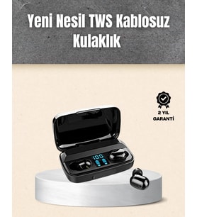 A10s Tws Ergonomik Bluetooth Kulaklık Uzun Pil Ömürlü (Çok Renkli)