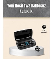 A10s Tws Ergonomik Bluetooth Kulaklık Uzun Pil Ömürlü (Çok Renkli)