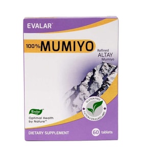 Evalar Mumiyo 60 Tablets / Refined Altay Mumiyo - Shilajit Mumiyo